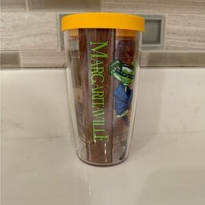 Tervis Margaritaville Tumbler Yellow Lid It’s 5 o’clock SOMEWHERE 16 oz Parrot 🦜
